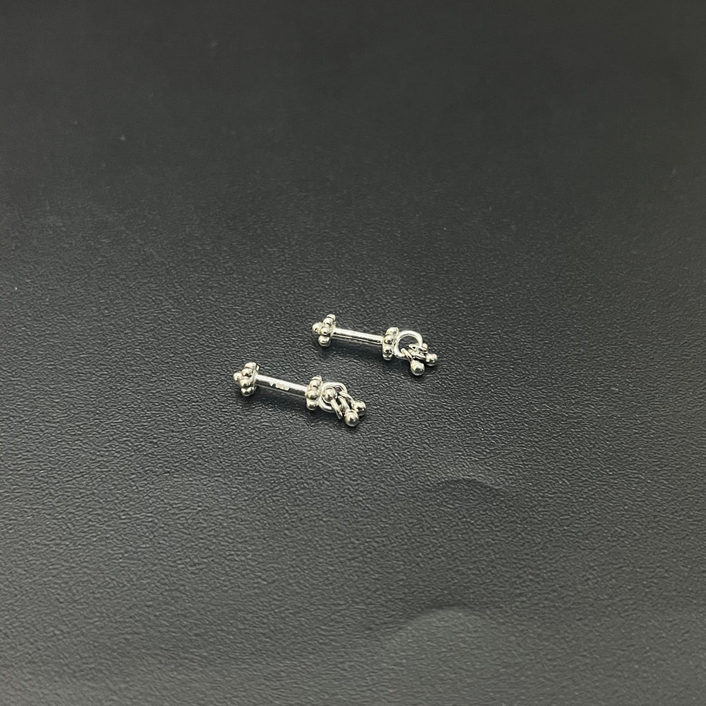 Silver Ladies Bugdi Studs