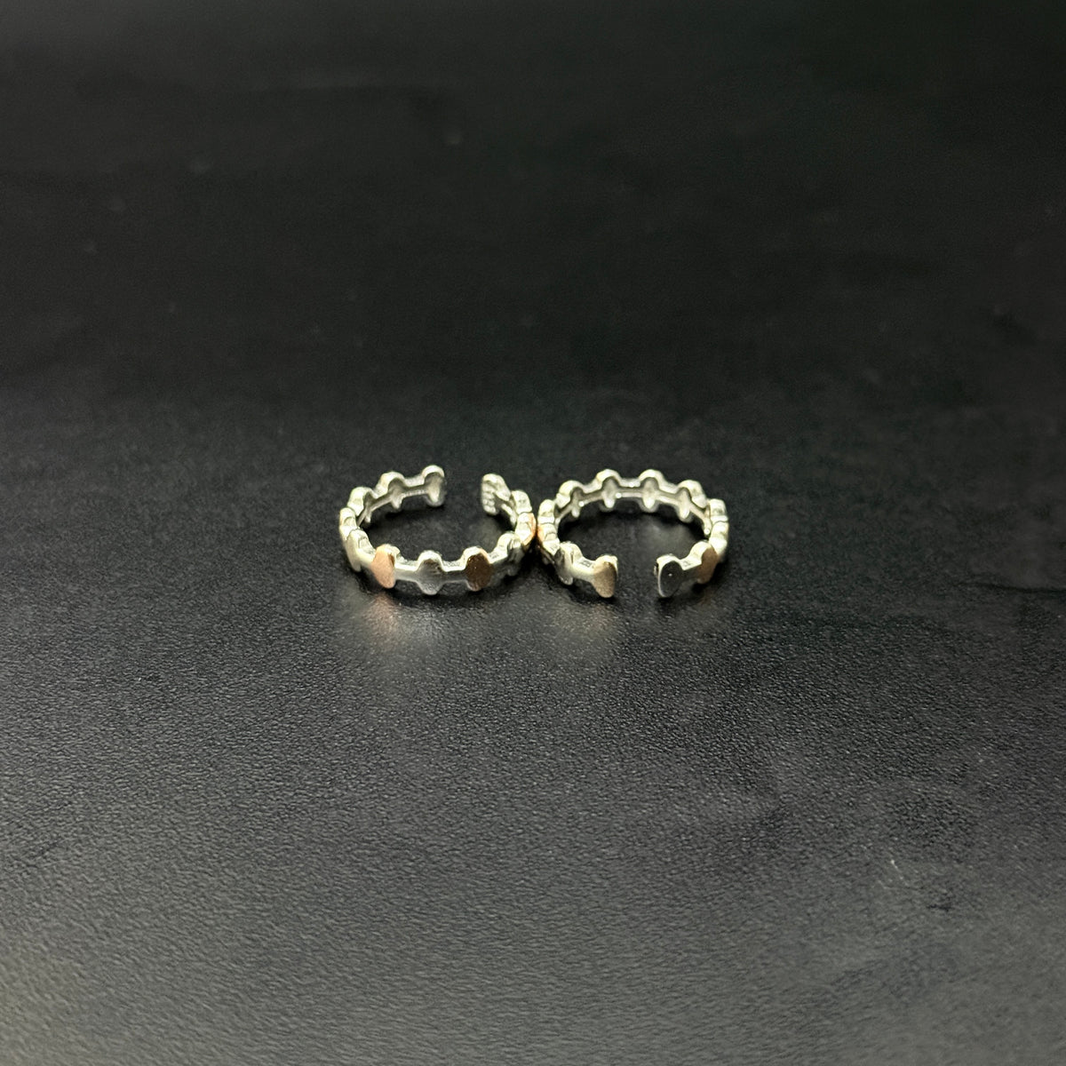 Ladies Toe Rings Curvy Creattive