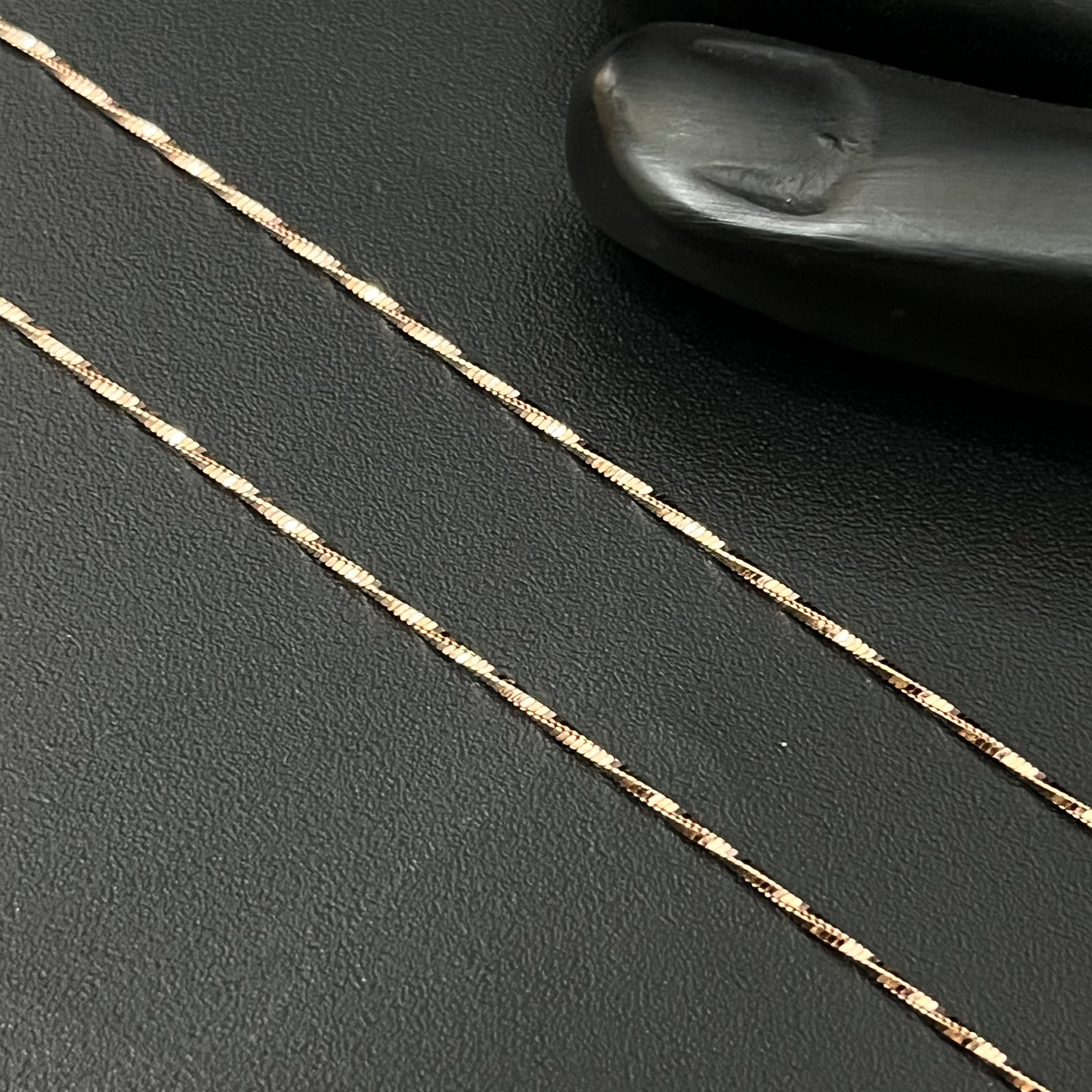 Silver Ladies Anklet Twisted  925