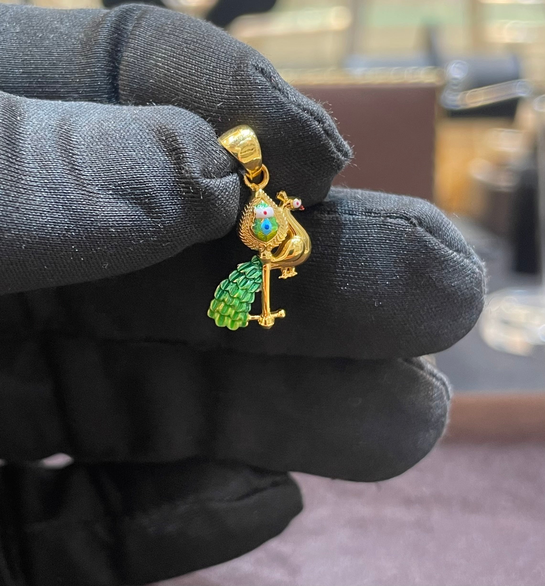 Murugan Vel & Peacock 22k Gold DS 01