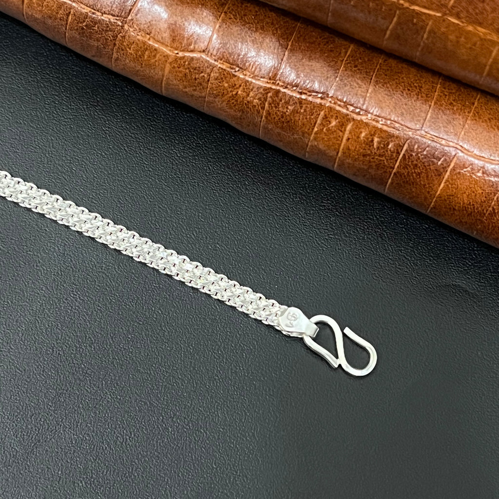 Silver Mens Chain Flat 24inches 925