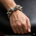 Silver Lion Kada (Four Faces) Antique