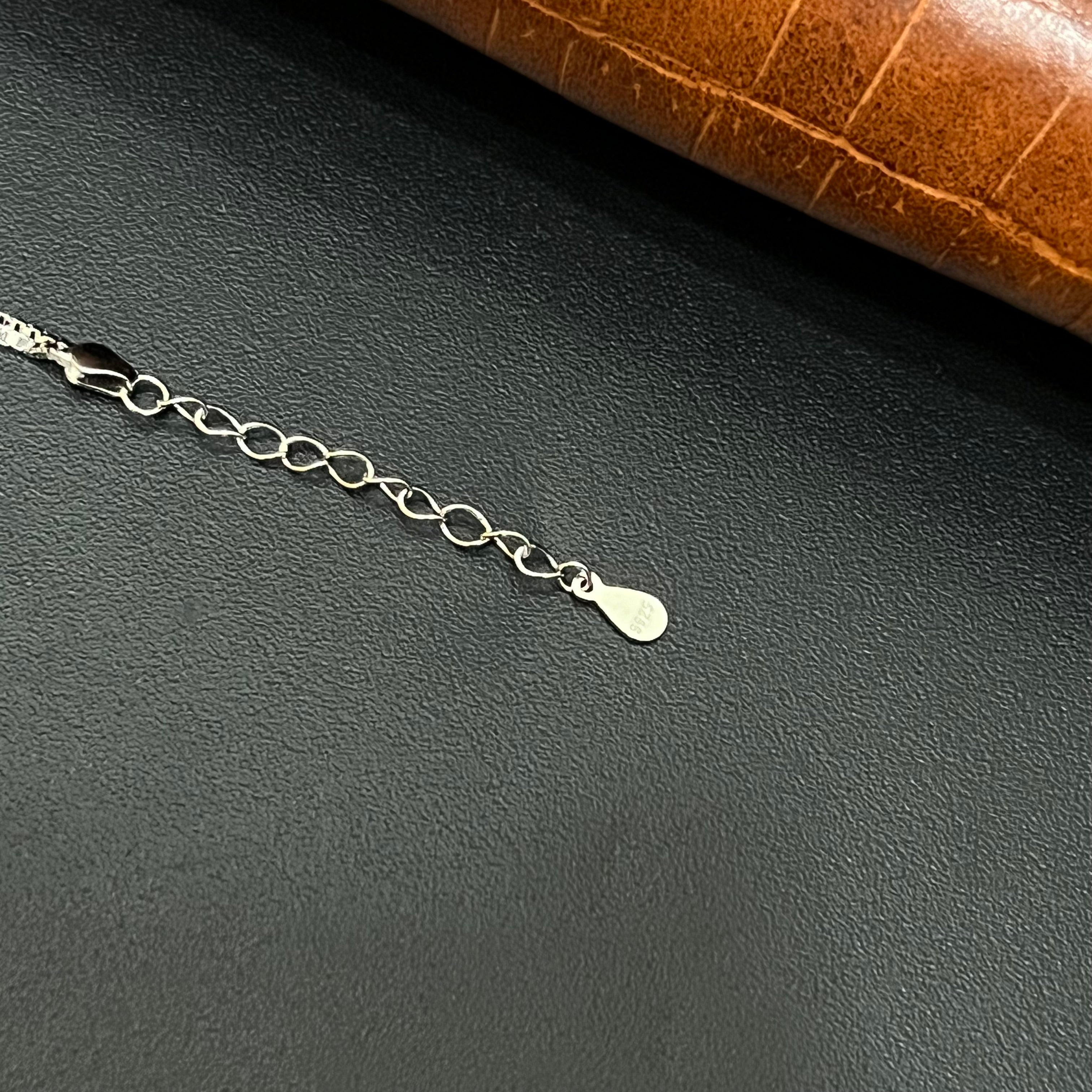 Silver Ladies Bracelet Epoxy Butterfly 925 E04