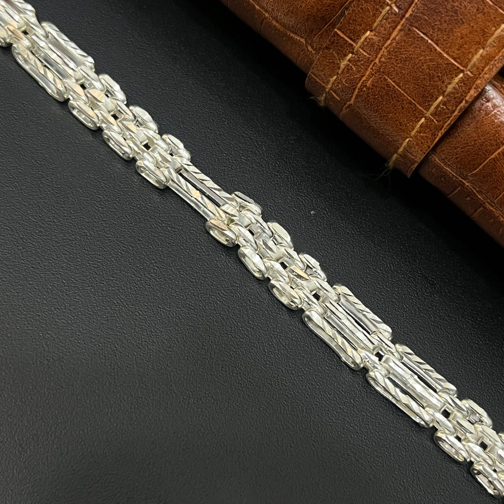 Silver Mens Bracelet 8