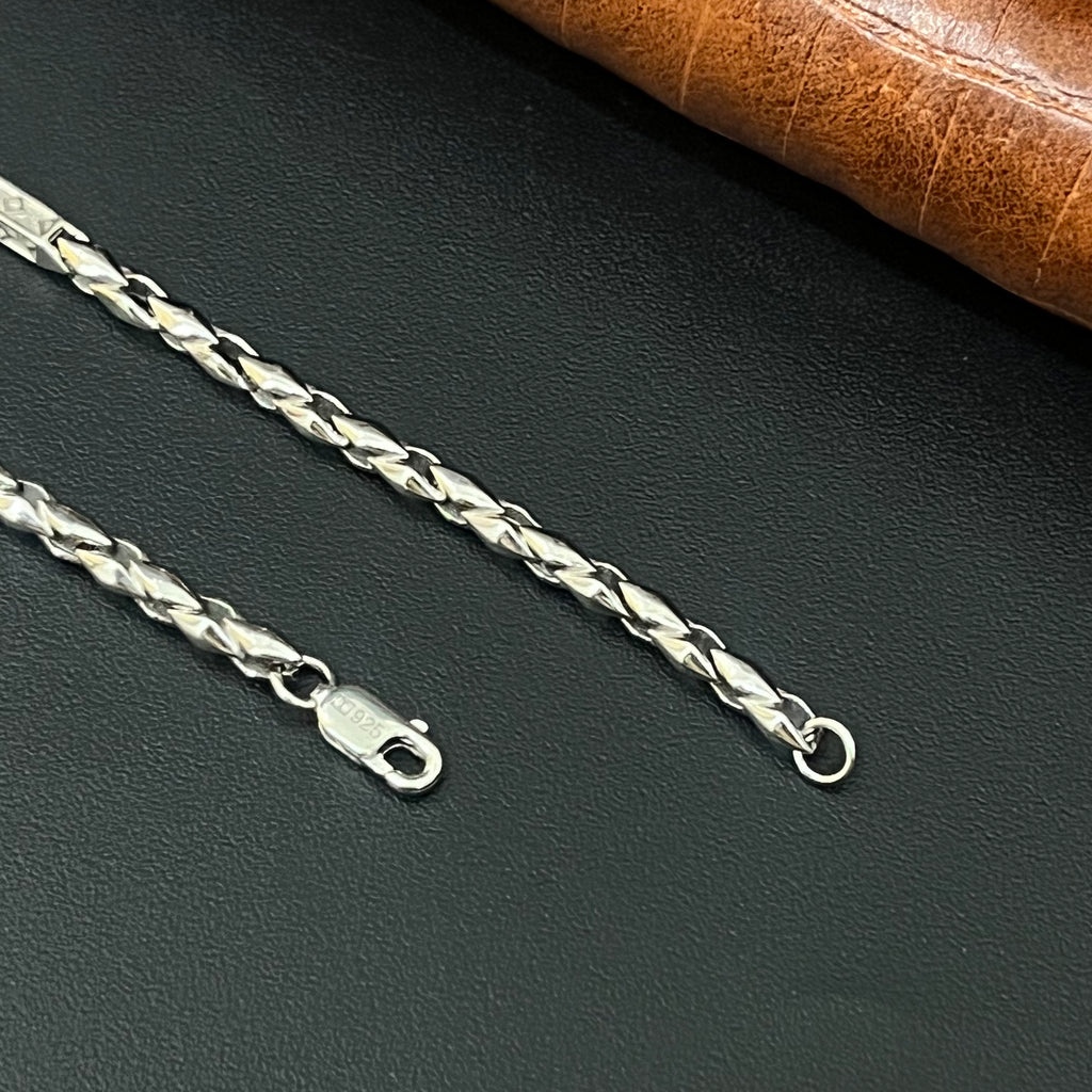 Silver Mens Chain Choco Kathli CC04 925