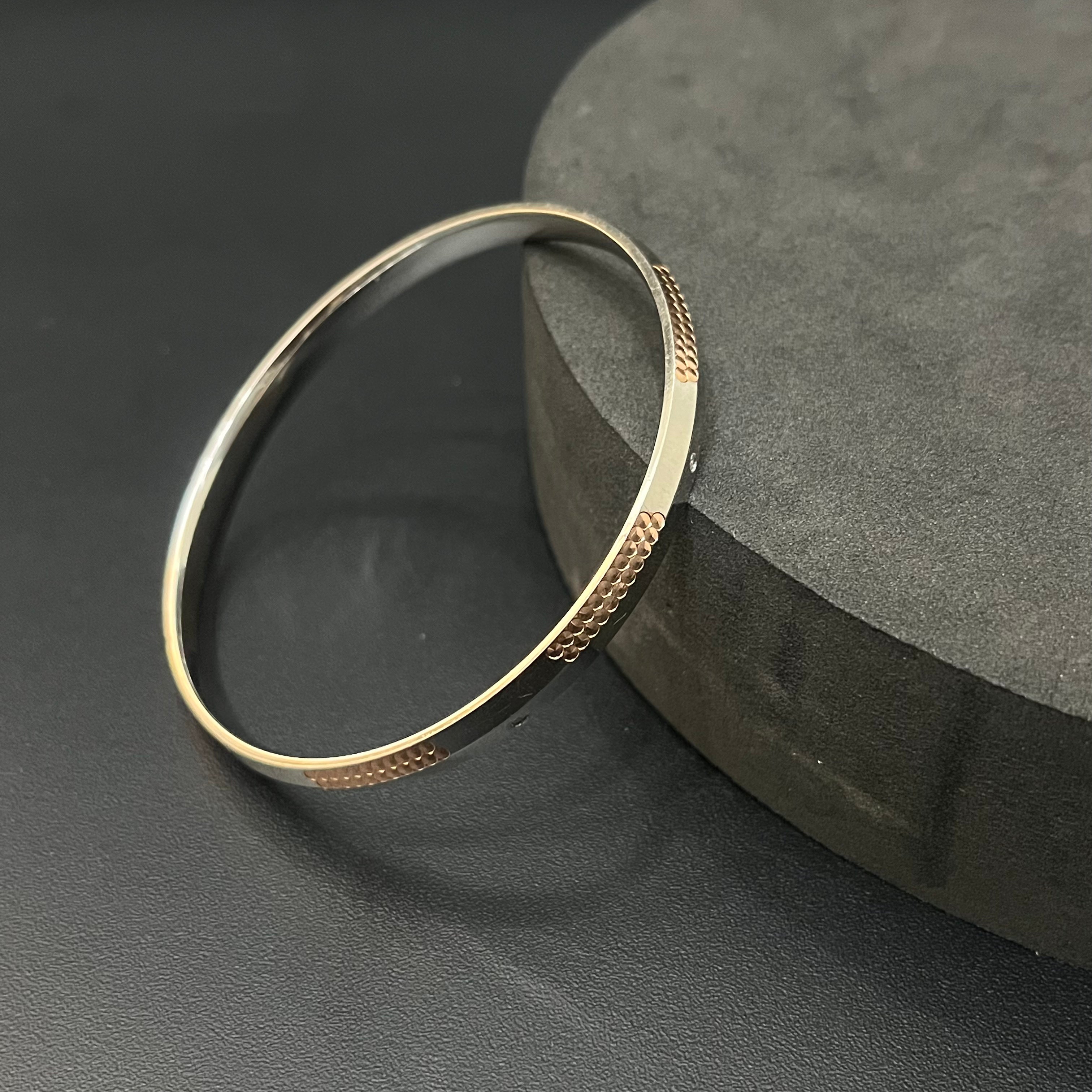 Silver Mens CNC Rosegold Cnc C01