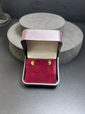 Gold Studs Moon & Star