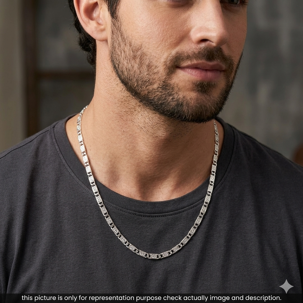 Silver Mens Chain Gucci