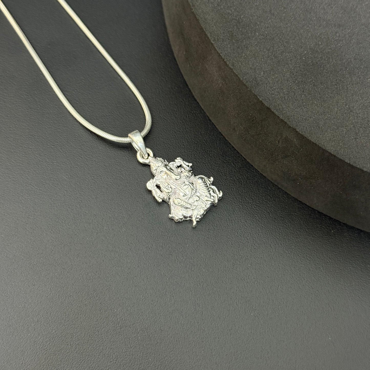 Silver Pendant Big Ganesh