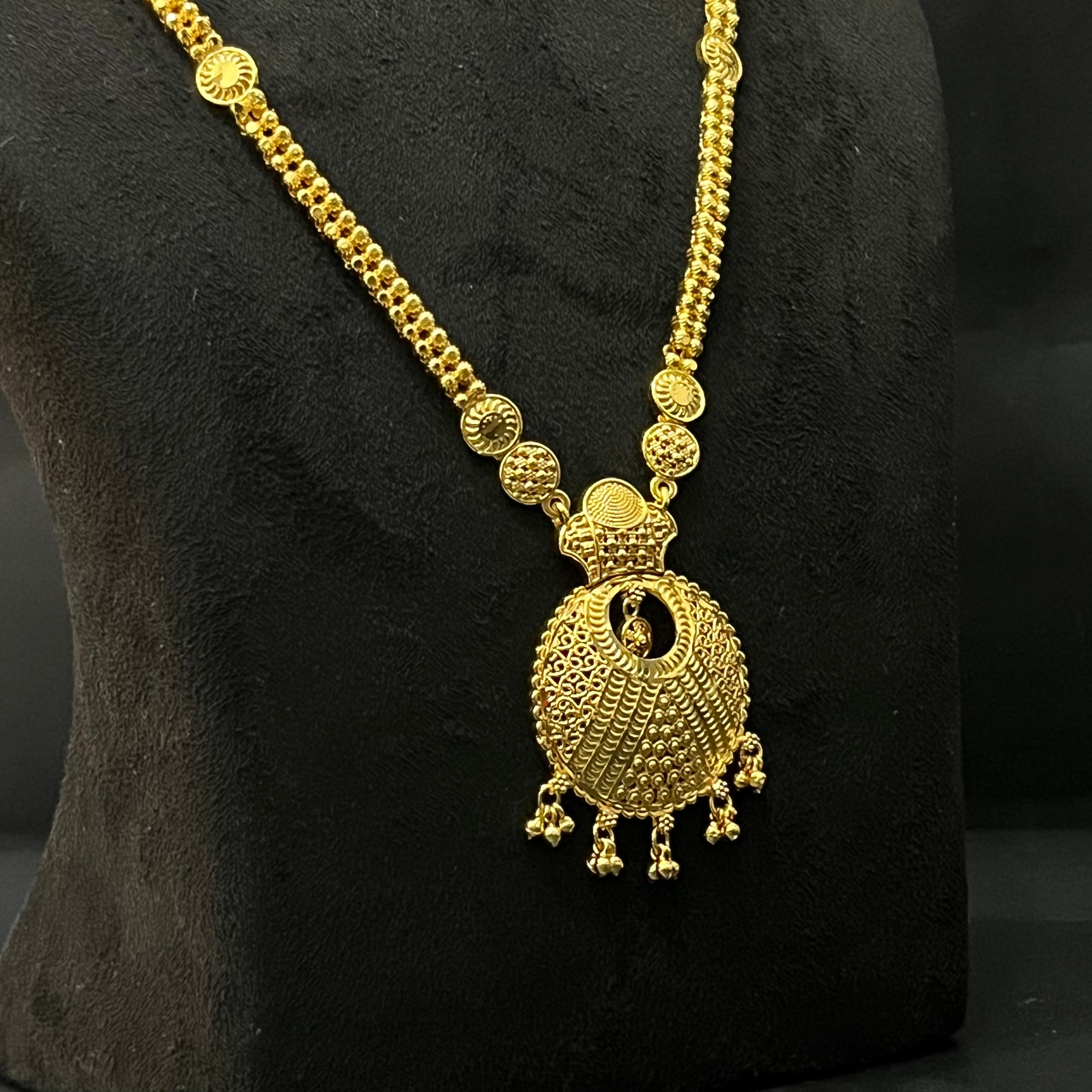 Silver Gold Finished Haram Calcutta Imported 925