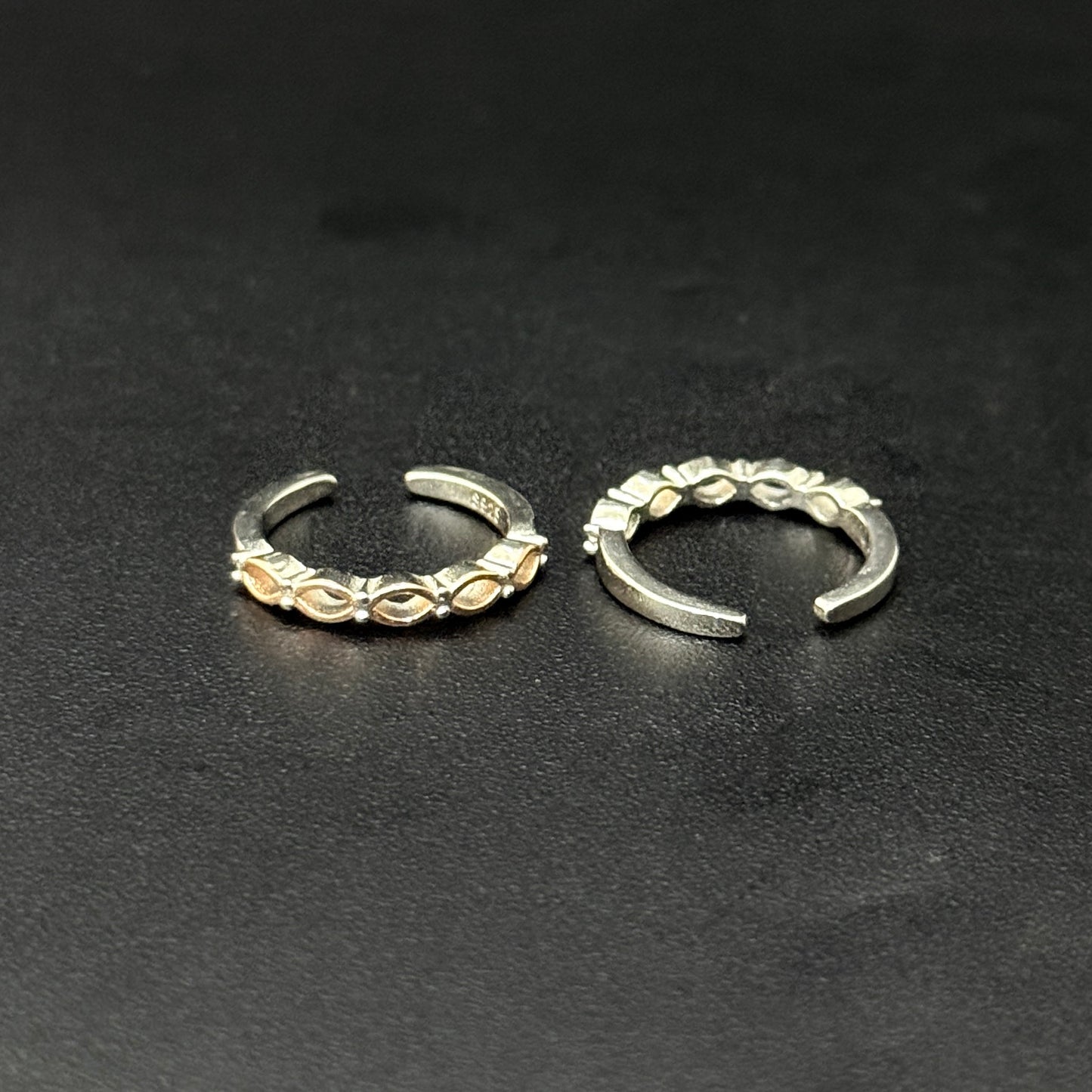 Ladies silver Toe Rings_Chakra Vritti SS