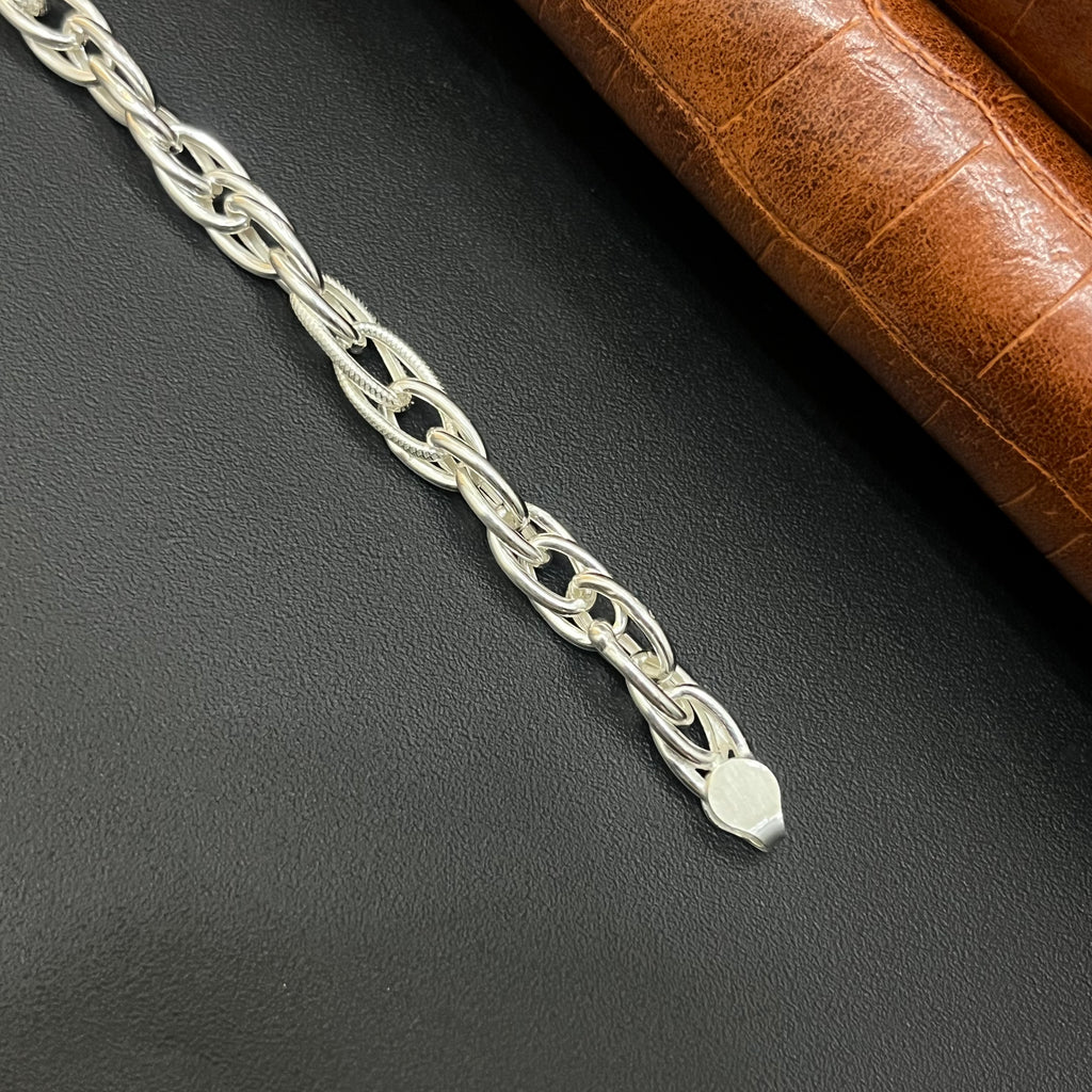 Silver Mens Bracelet Indo Italy MS05 925