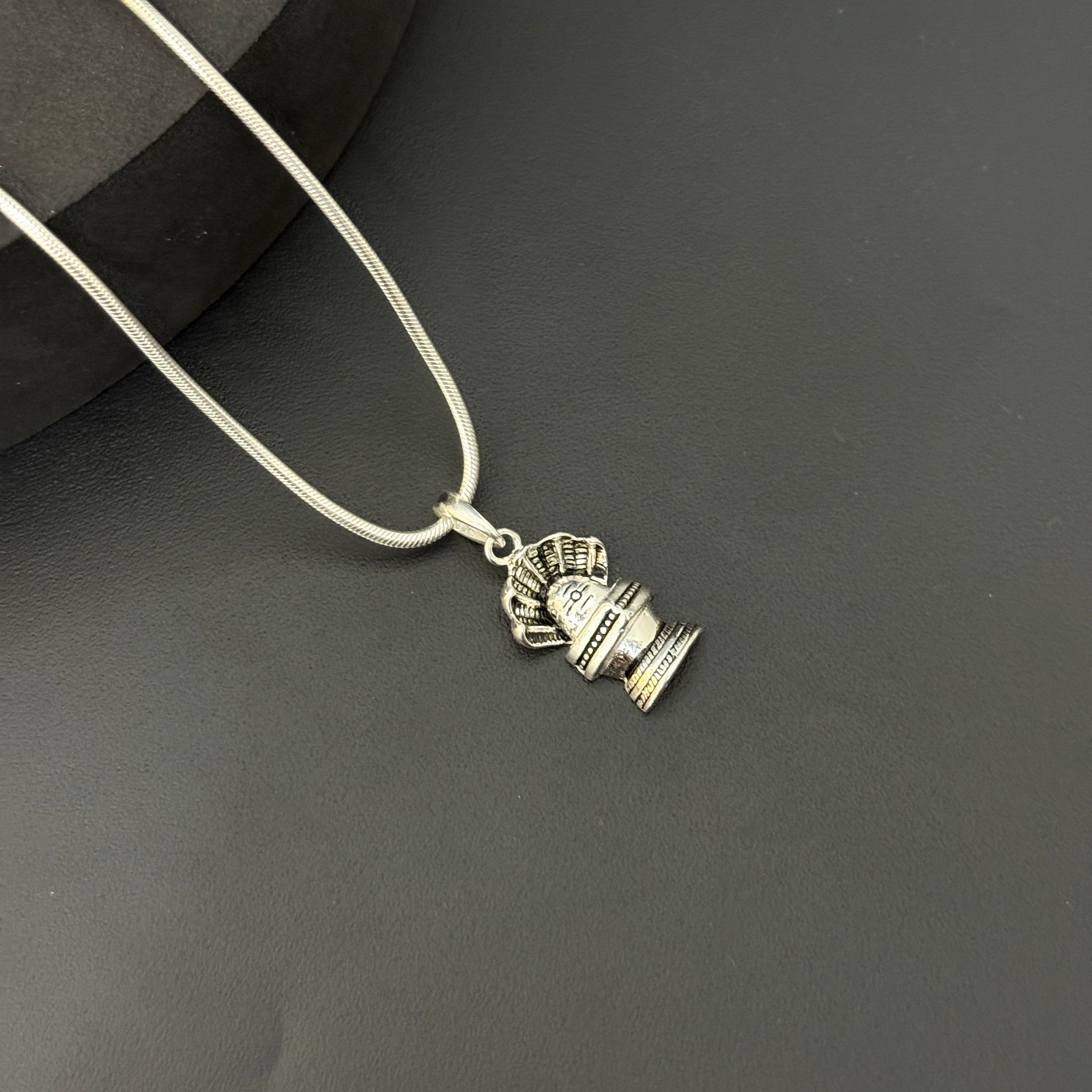 Silver Pendant  Shivlingam