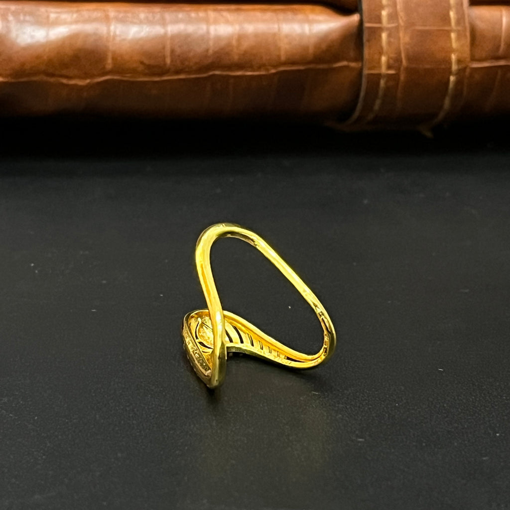 Silver Vanki Ring Gold Finished V01