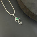Silver Pendant Om & Trishul
