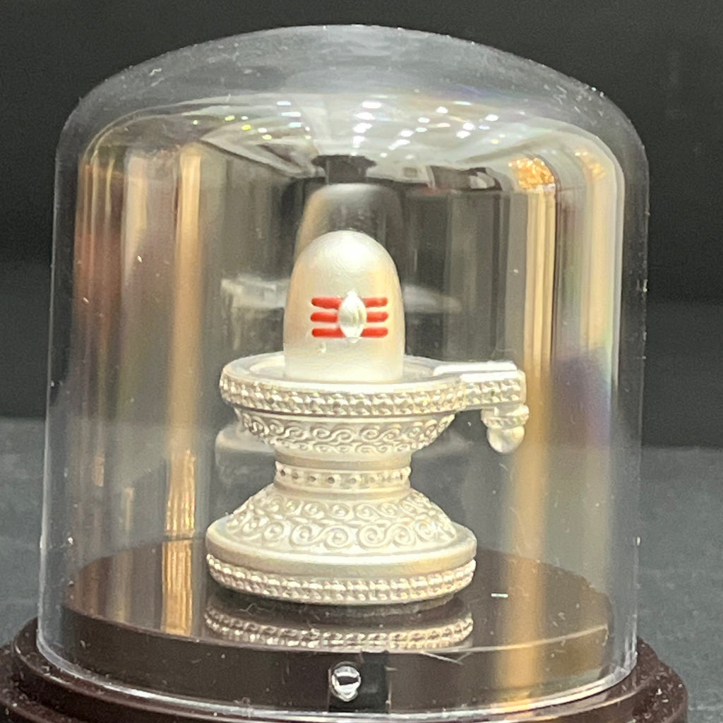 Silver Idol Shiva Lingam M02 925