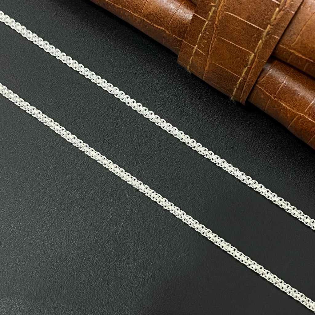 Silver Mens Chain Flat 18inches 925