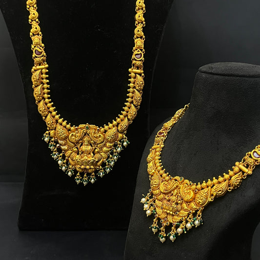 Silver Gold Finished Antique Wedding Set