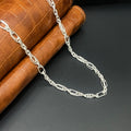 Silver Mens Chain Indo Italy MS12 925