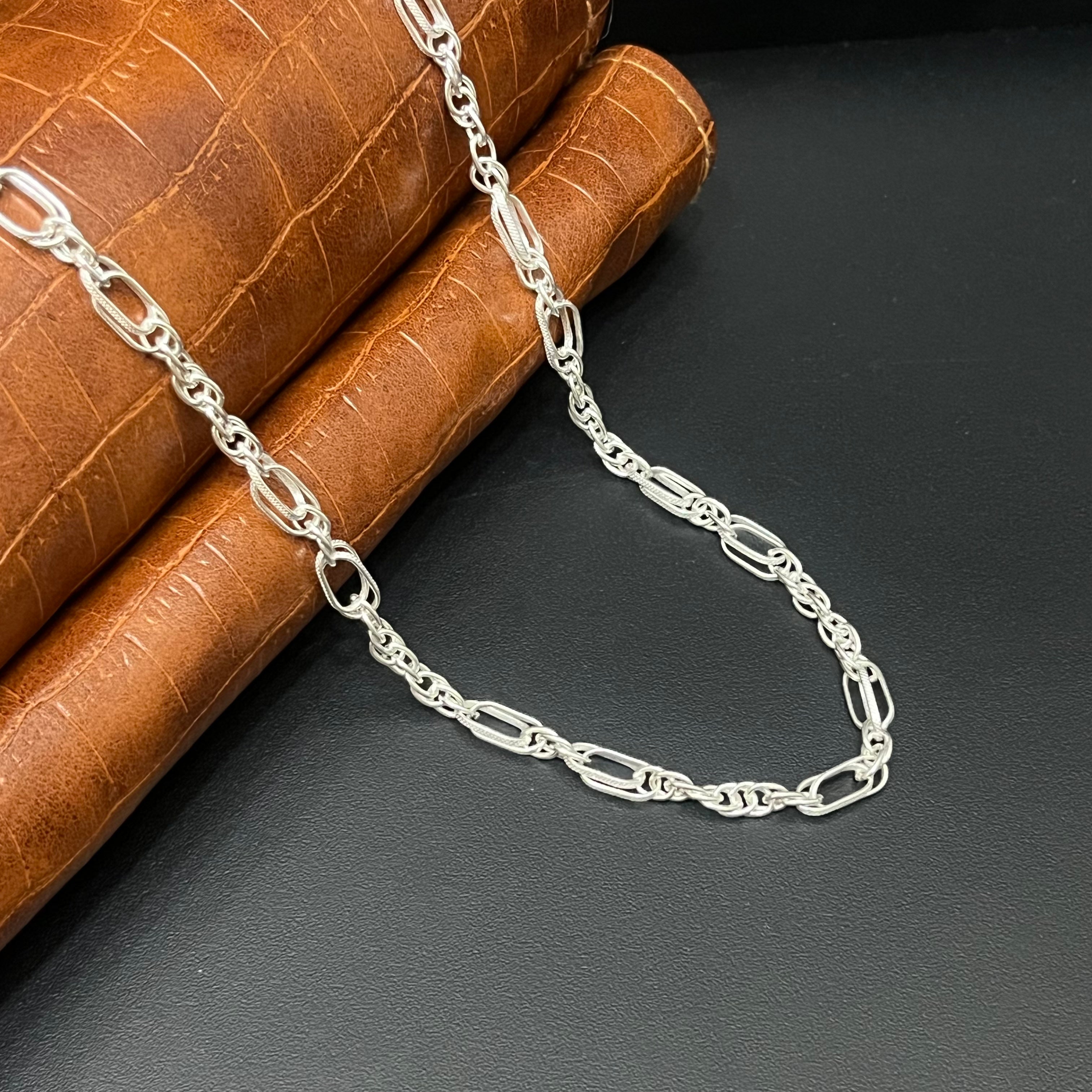 Silver Mens Chain Indo Italy MS12 925