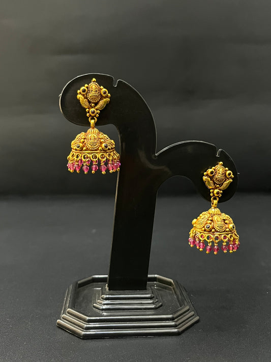 Silver Antique Kammal Jimki ADS06