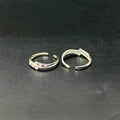 Ladies Toe Rings Floral Majesty