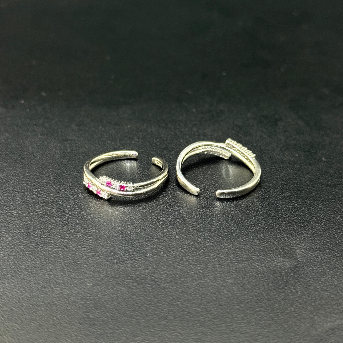 Ladies Toe Rings Floral Majesty