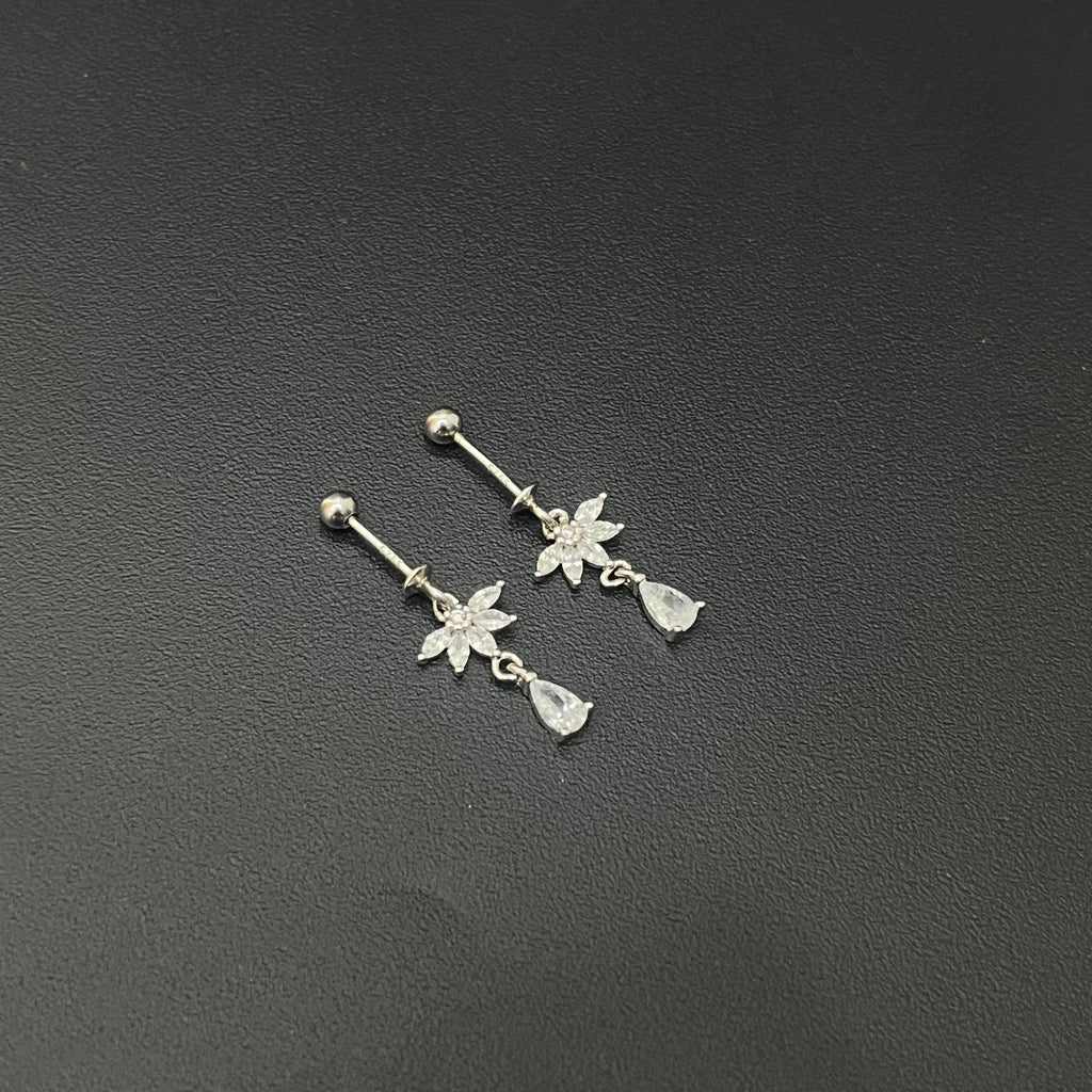 Silver Ladies Bugdi/Helix Studs