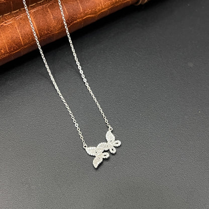Silver Ladies Butterfly Chain 2B
