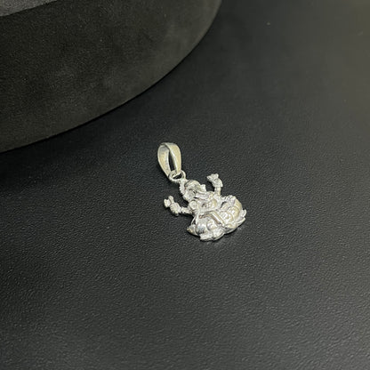 Silver Ganesha Pendant