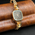 Silver Ladies Watch Royal Floral Charm Rose Gold 925
