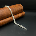 Silver Mens Bracelet Indo Italy MS03 925
