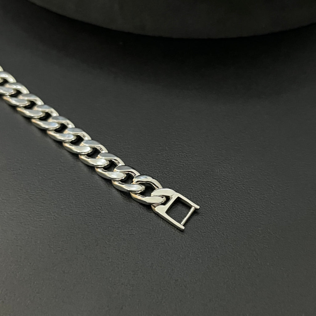 Silver Jaguar Bracelet Platinum Finished