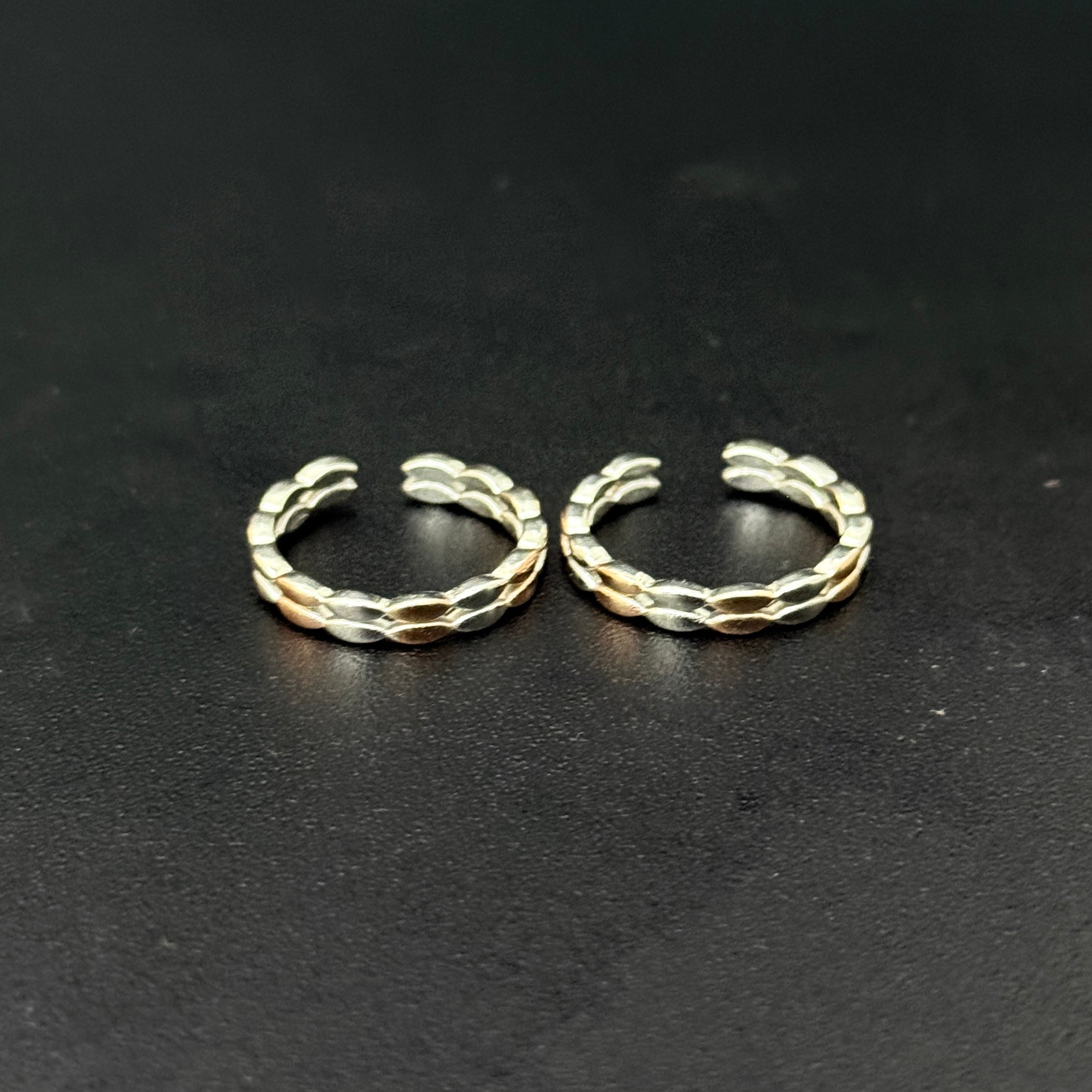 Ladies Toe Rings RG Matte