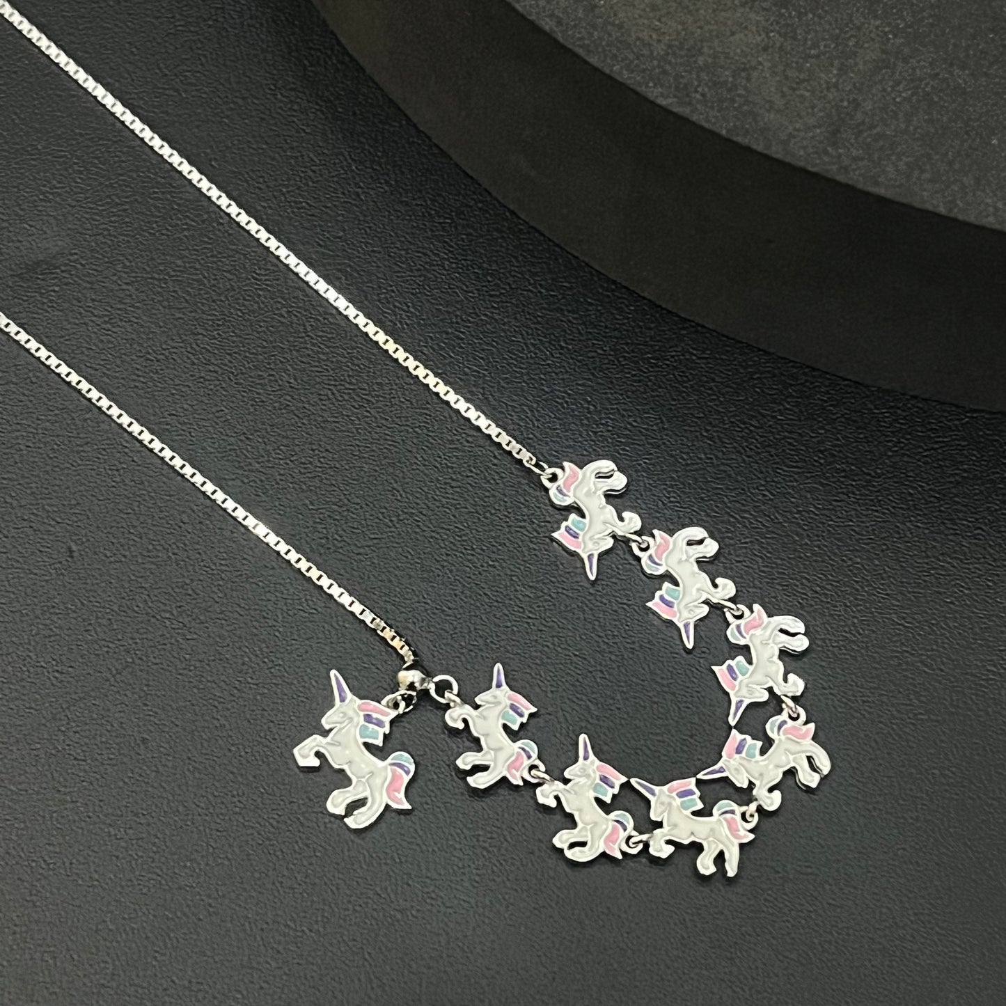 Silver Baby Chain Unicorn