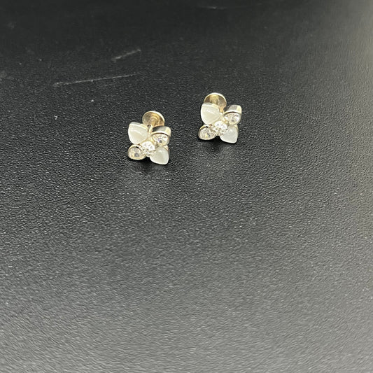 Silver Studs Flower02 Design