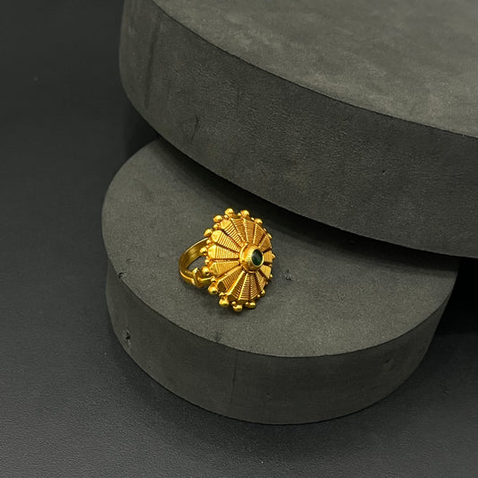 Silver Antique Finished Ring Adjustable Umberlla