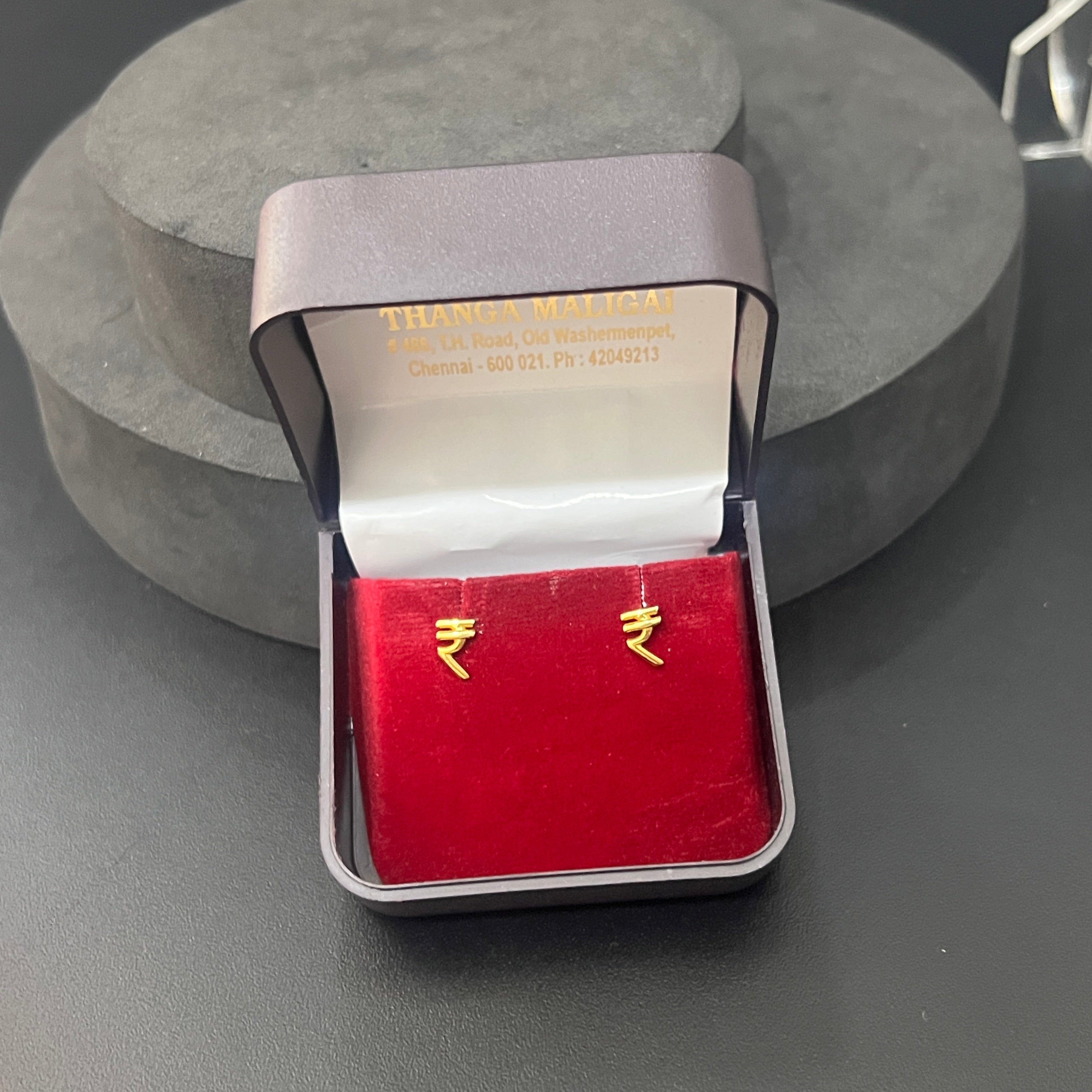 Gold Studs Rupees