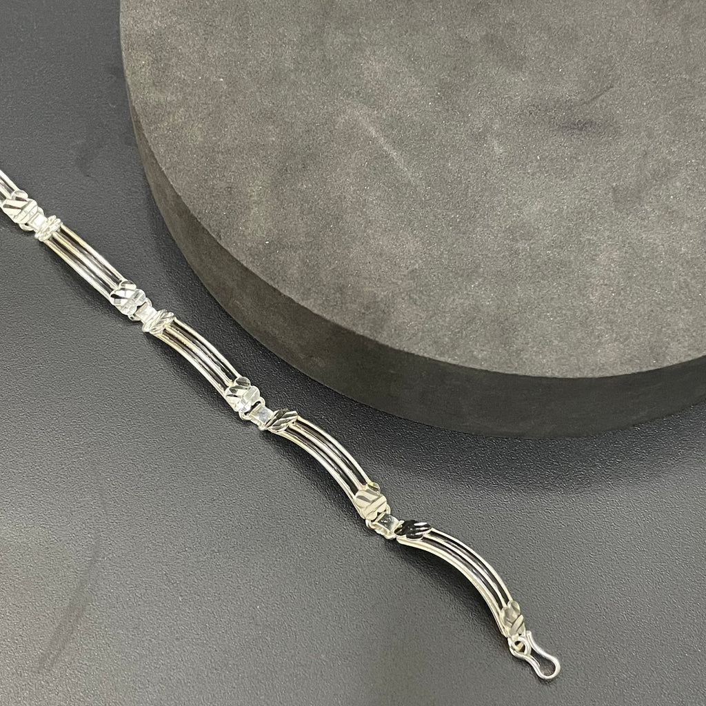 Silver Elephant Hair bracelet