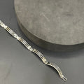 Silver Bracelet Elephant Hair Two Line 925