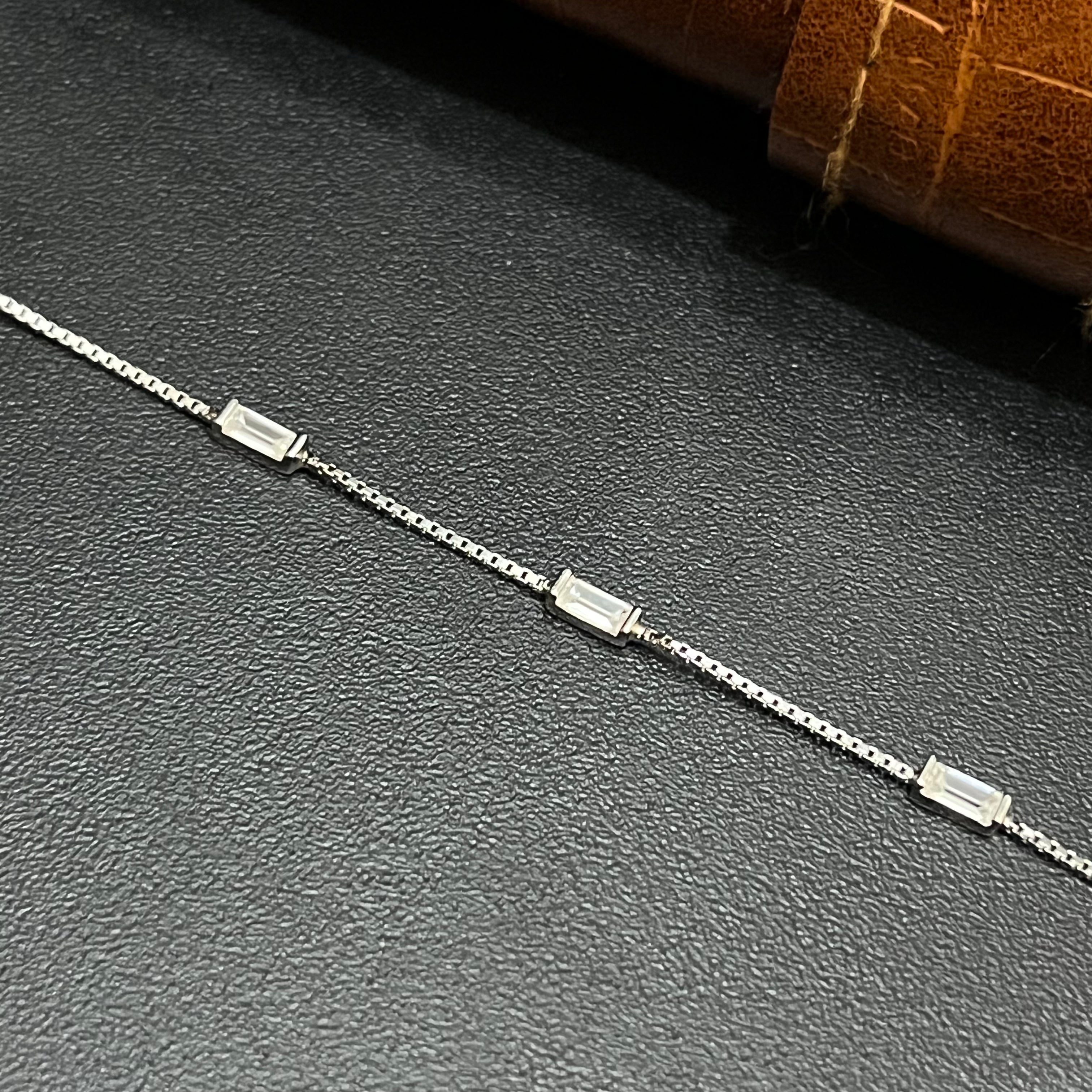 Silver Ladies Bracelet Silver Link Luxe 925