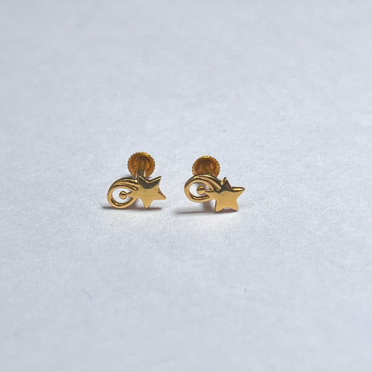 Gold Studs Star