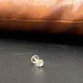 Silver Mens Earrings 3.5mm