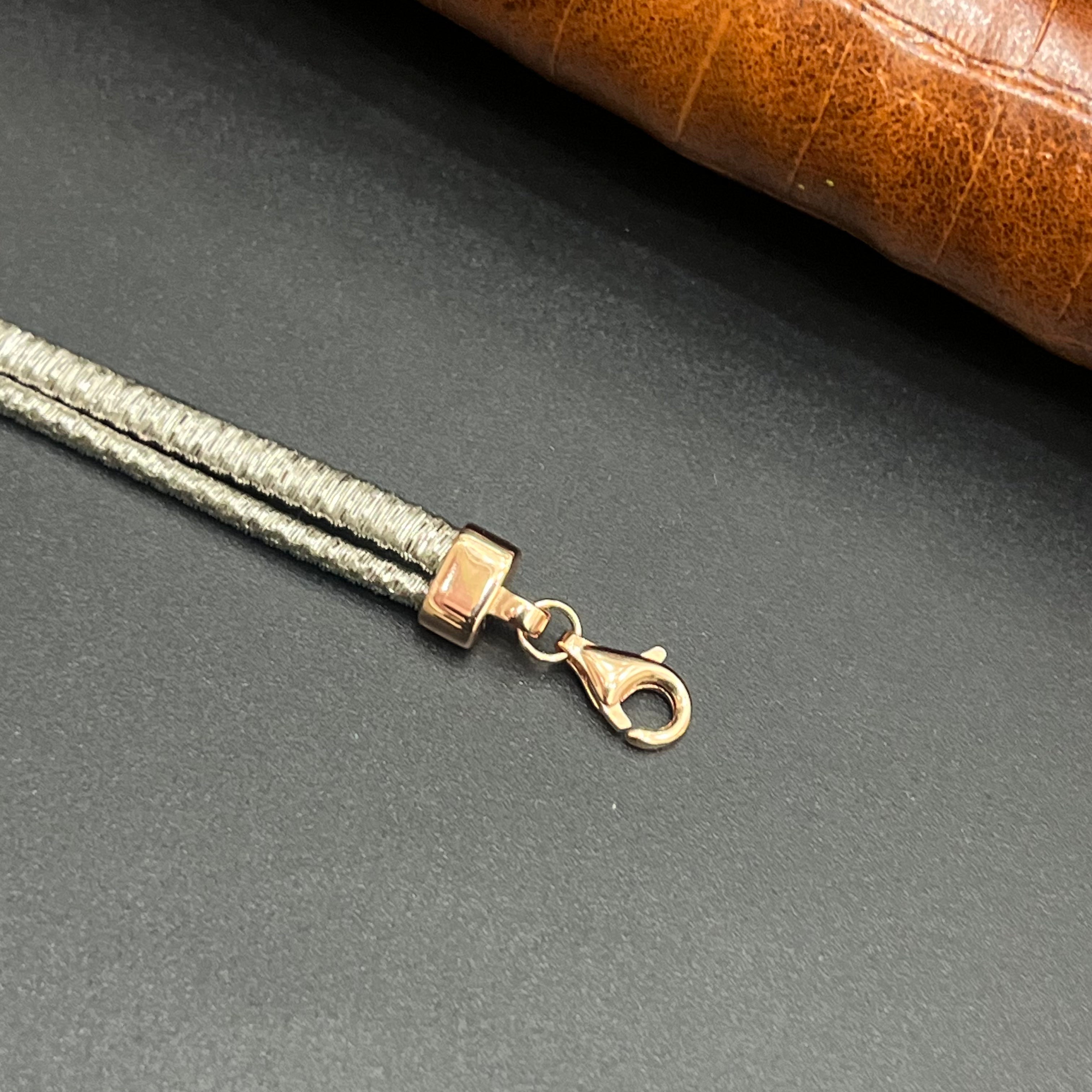 Silver Ladies Bracelet Italian Stones M02 925 2