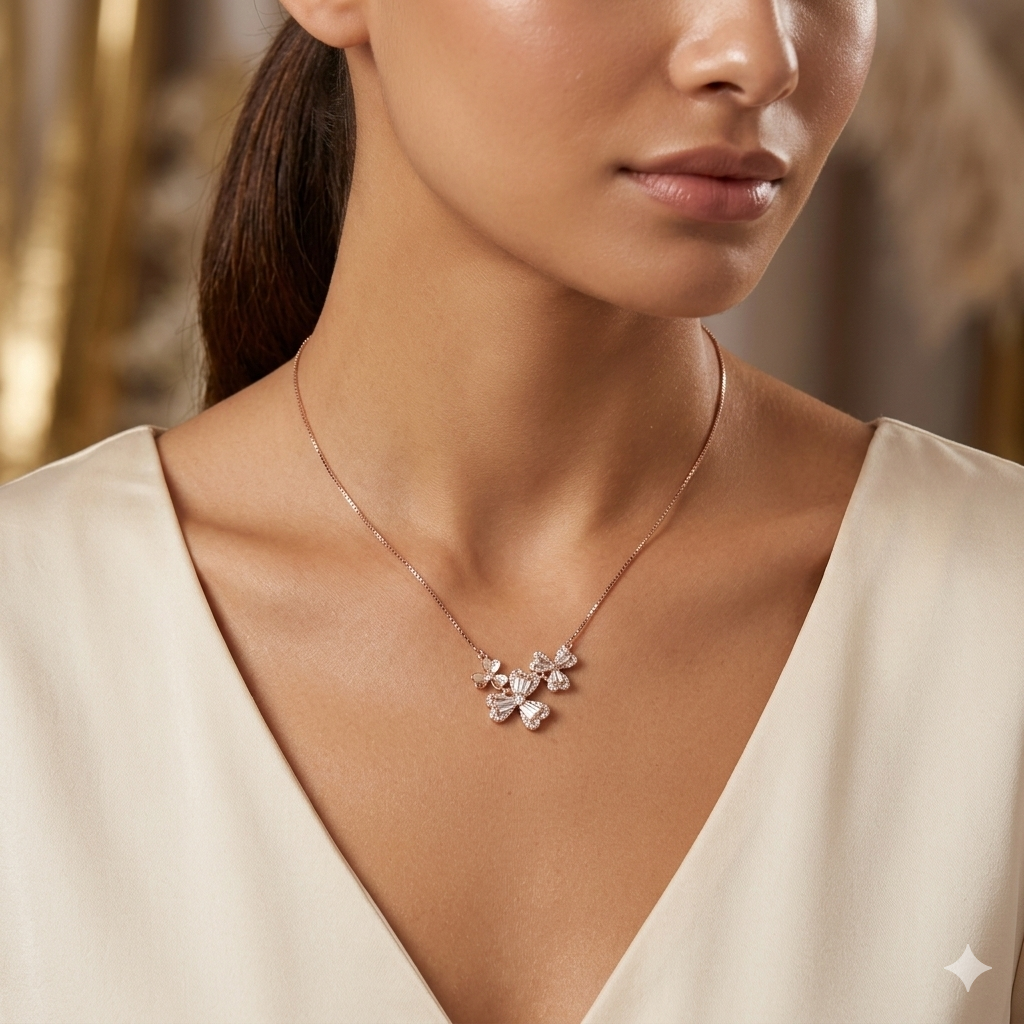 Silver Ladies Chain Petal 3