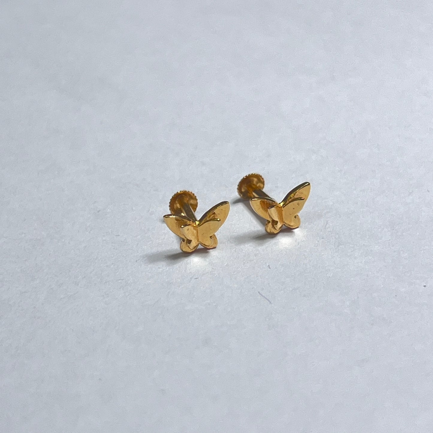 Gold Studs Butterfly