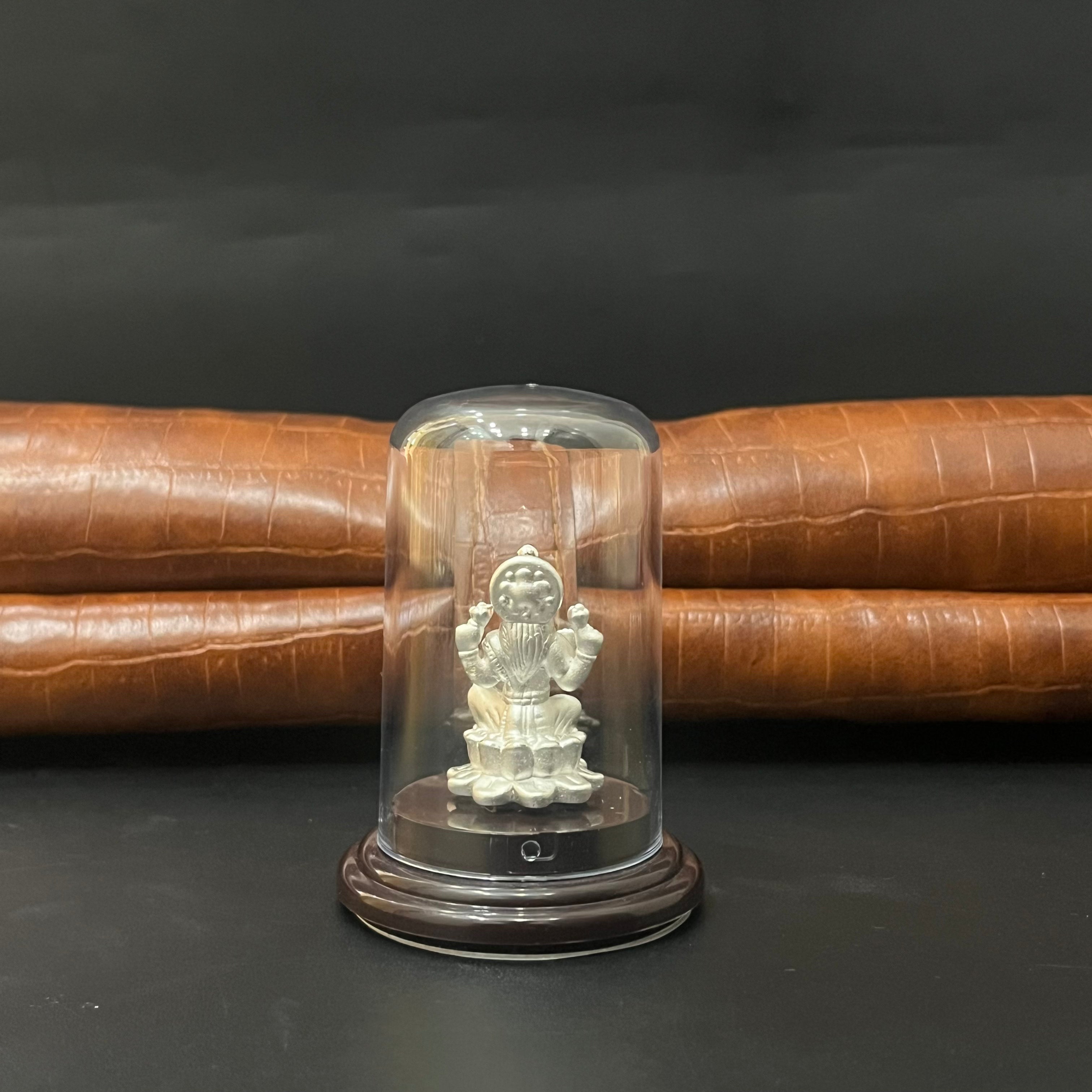 Silver Lakshmi Idol Orange 925