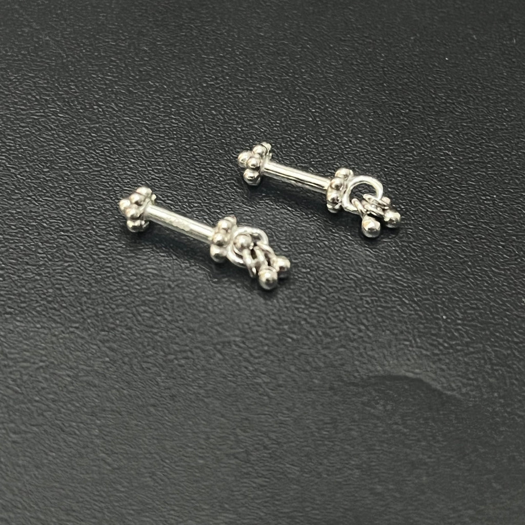 Silver Ladies Bugdi Studs