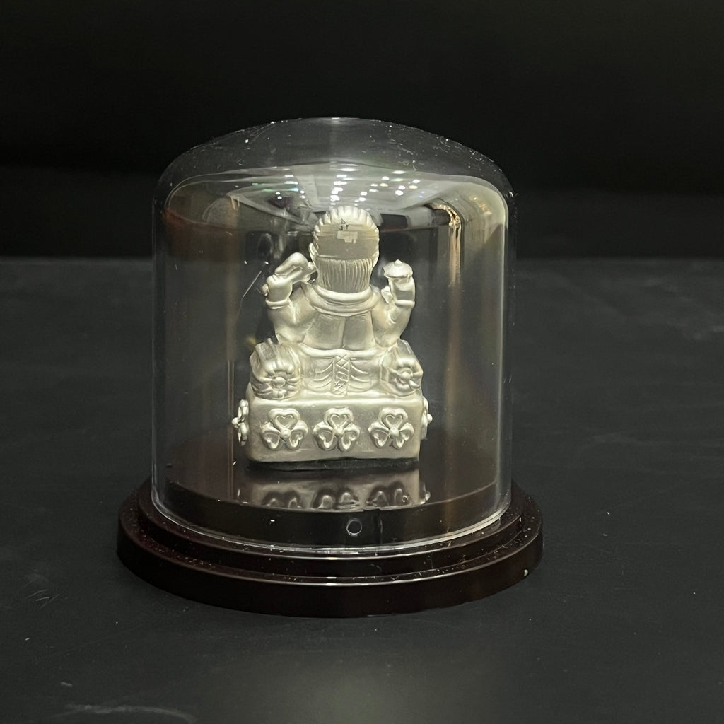 Silver Idol Lalbaugh Ganesha Gold Finish DS02 999