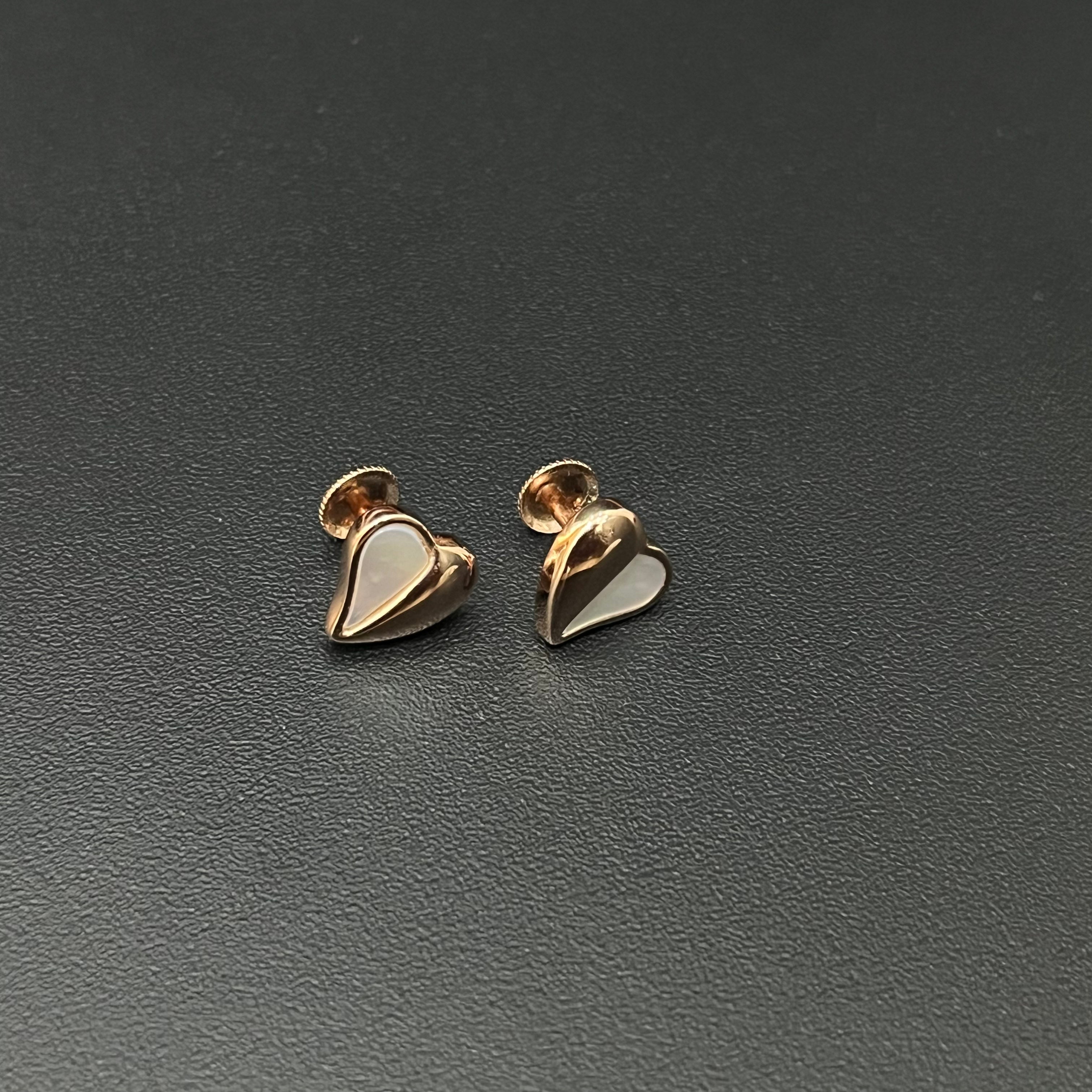 Silver Ladies Stud Heart RG